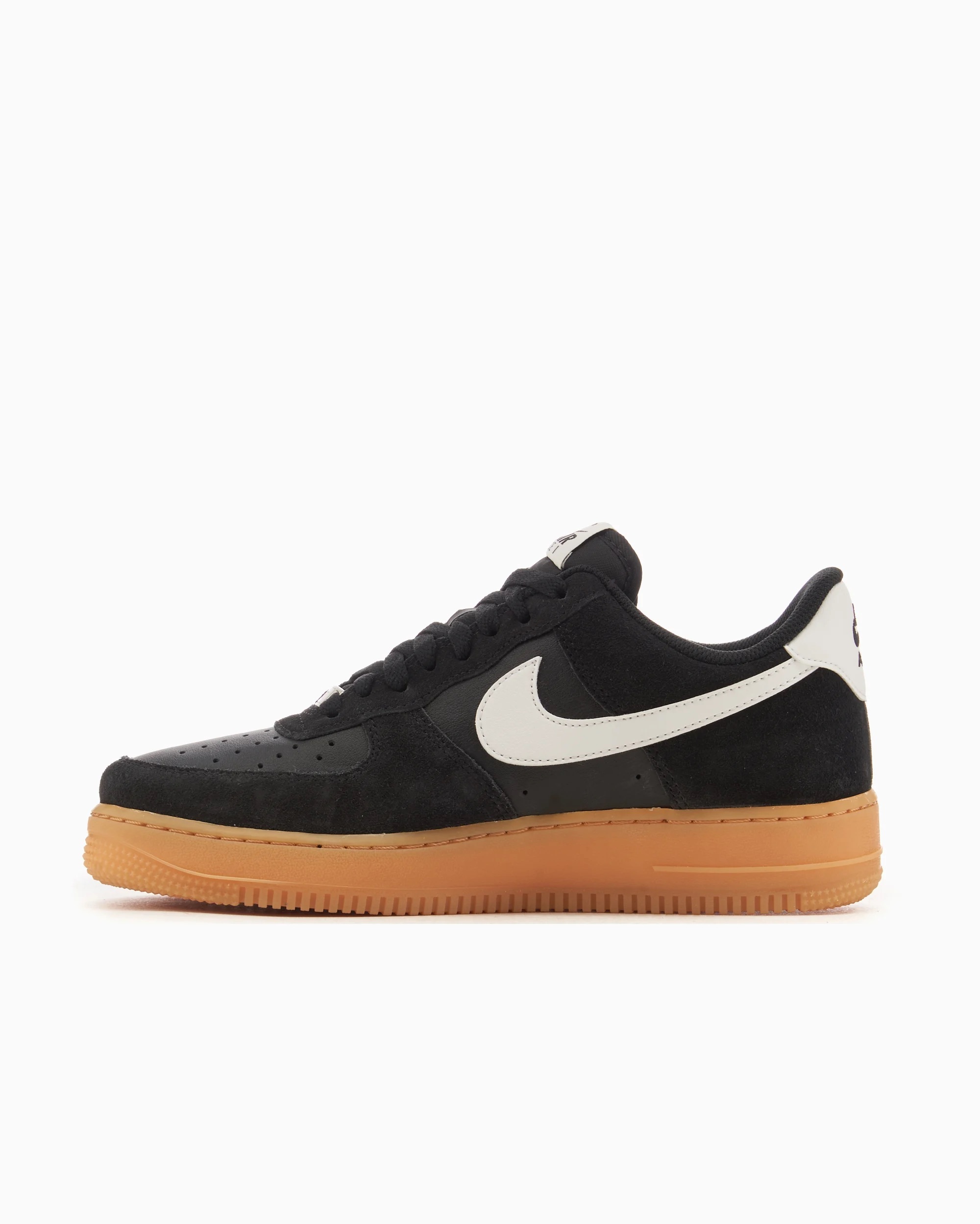 Nike Air Force 1 '07 LV8 幻影黑白 焦糖底 拼接 低筒休閒鞋 FQ8714-004