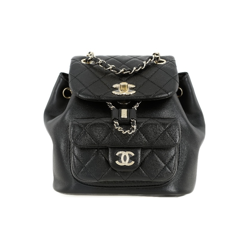 CHANEL Duma 菱格紋 羊皮 背包