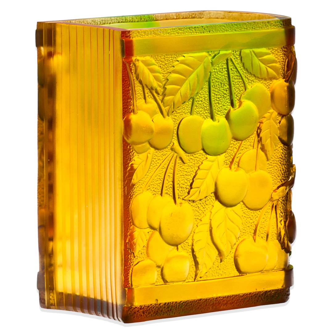 碩果累累琉璃筆筒｜成功象徵 開運招財辦公室擺件推薦