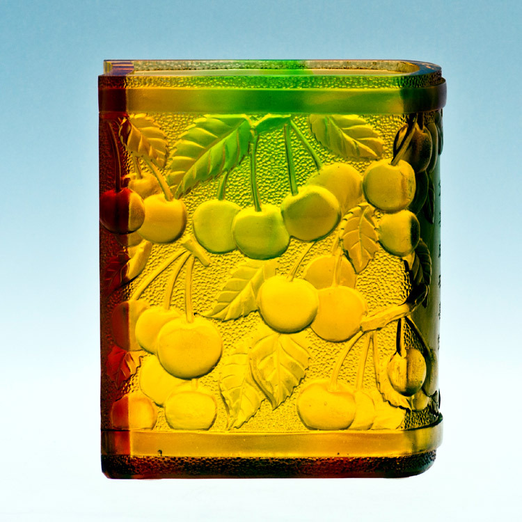 鹿港窯禮品館│居成功的象徵：碩果累累的琉璃筆筒