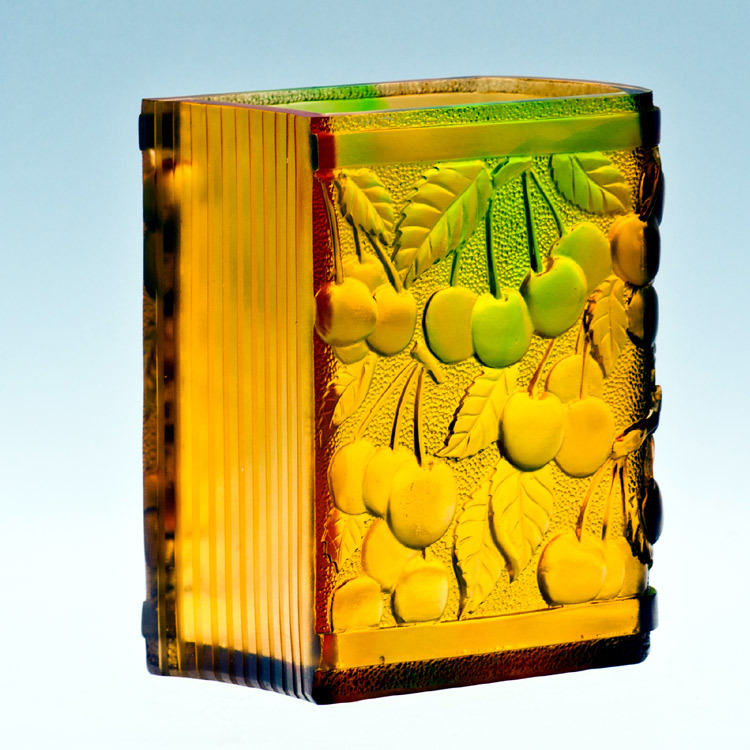 鹿港窯禮品館│居成功的象徵：碩果累累的琉璃筆筒