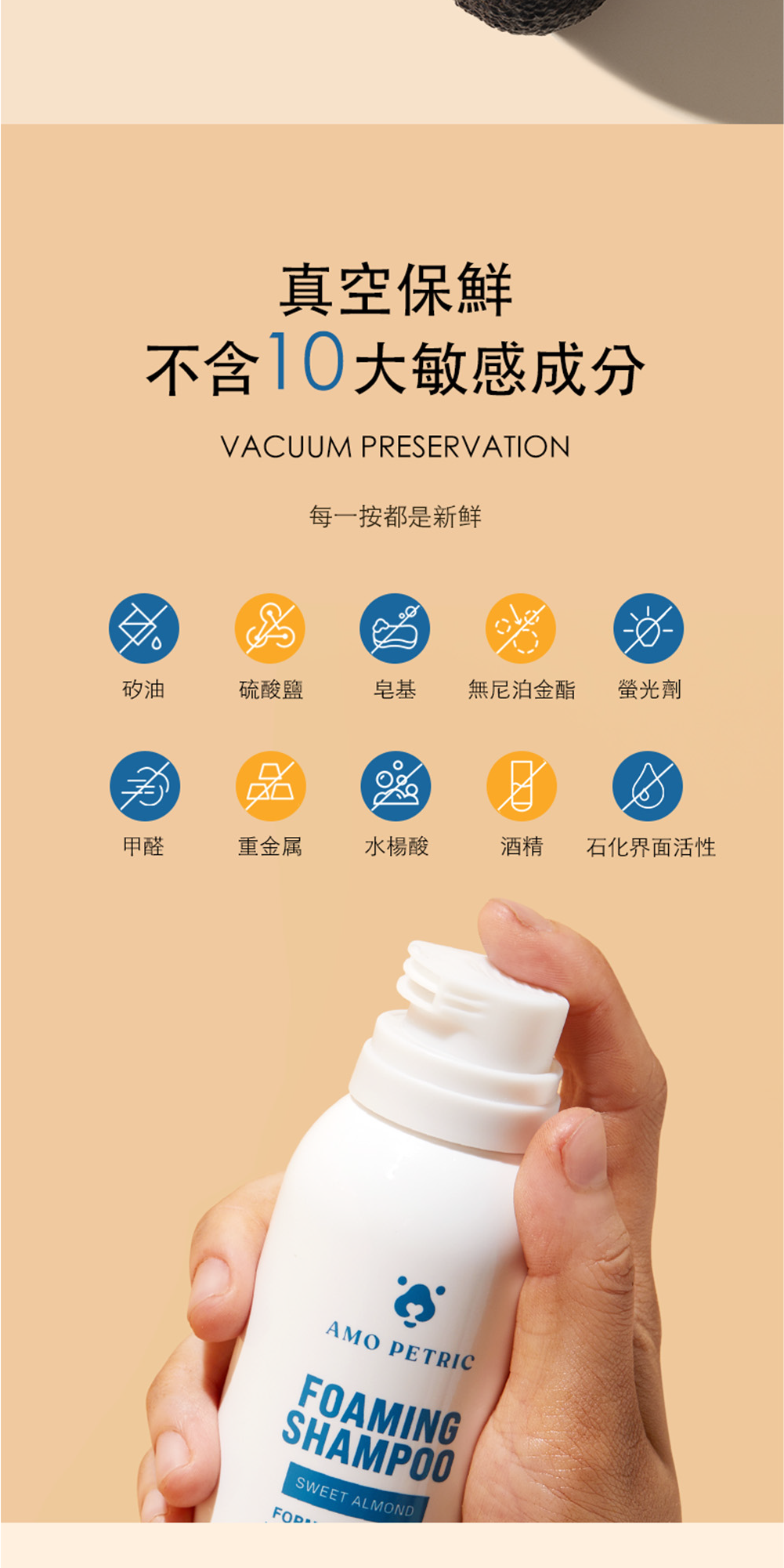 Amo Petric 貓狗 冰淇淋沐浴慕斯