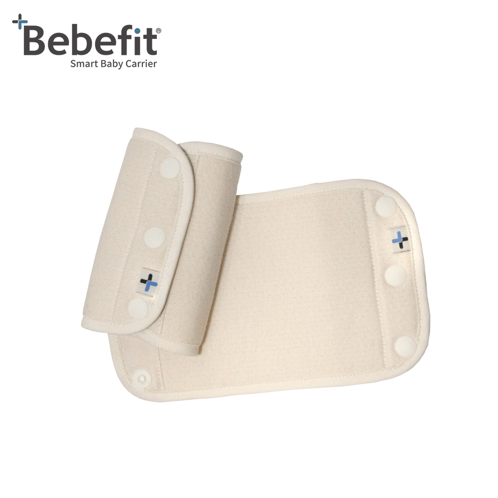【Bebefit】韓國S7 旗艦款  智能嬰兒揹帶配件 - 肩帶口水巾 兩入組 (折疊腰凳)