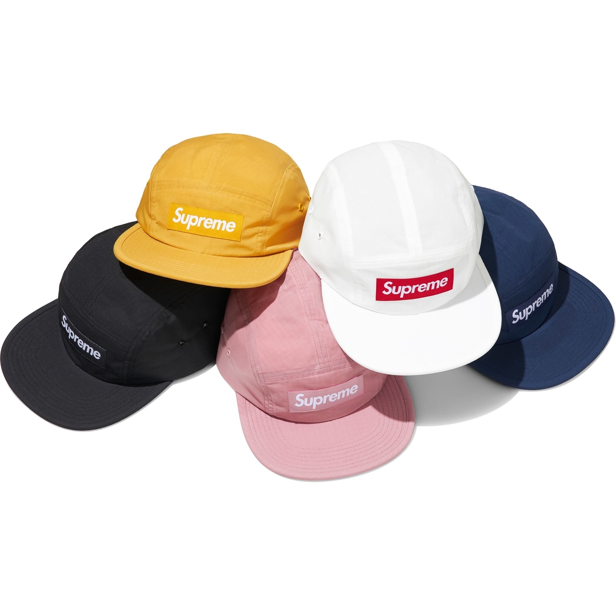SUPREME FW24 WAXED RIPSTOP CAMP CAP