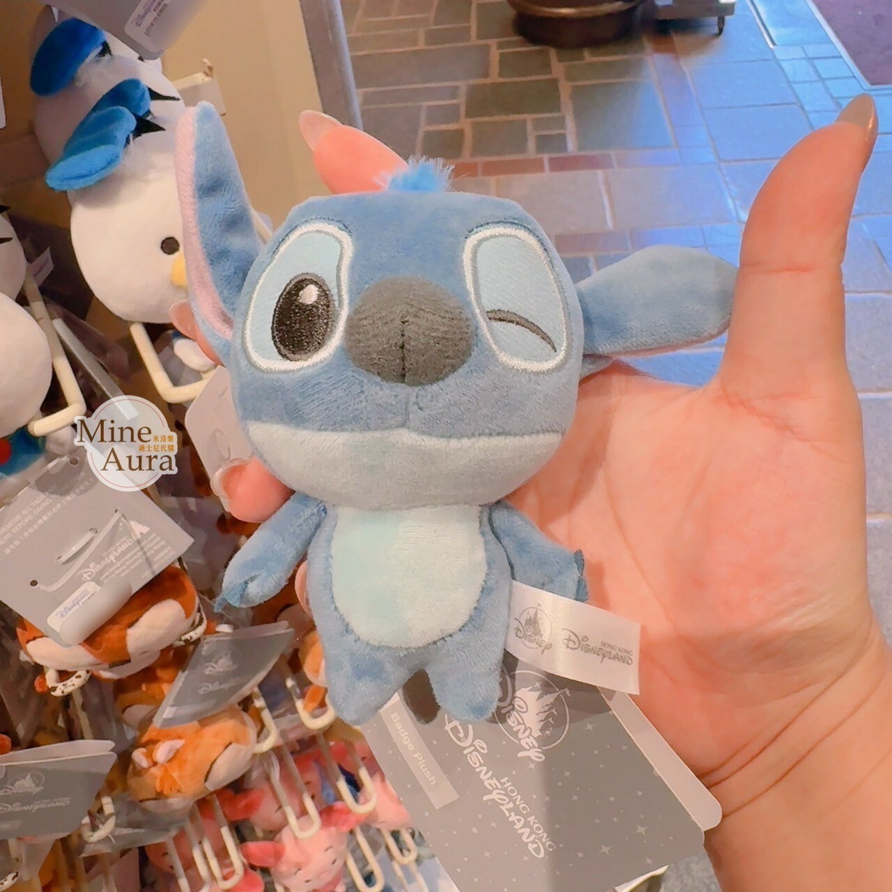 史迪奇 Stitch 絨毛 造型 徽章 PIN 星際寶貝 Lilo & Stitch -香港迪士尼樂園