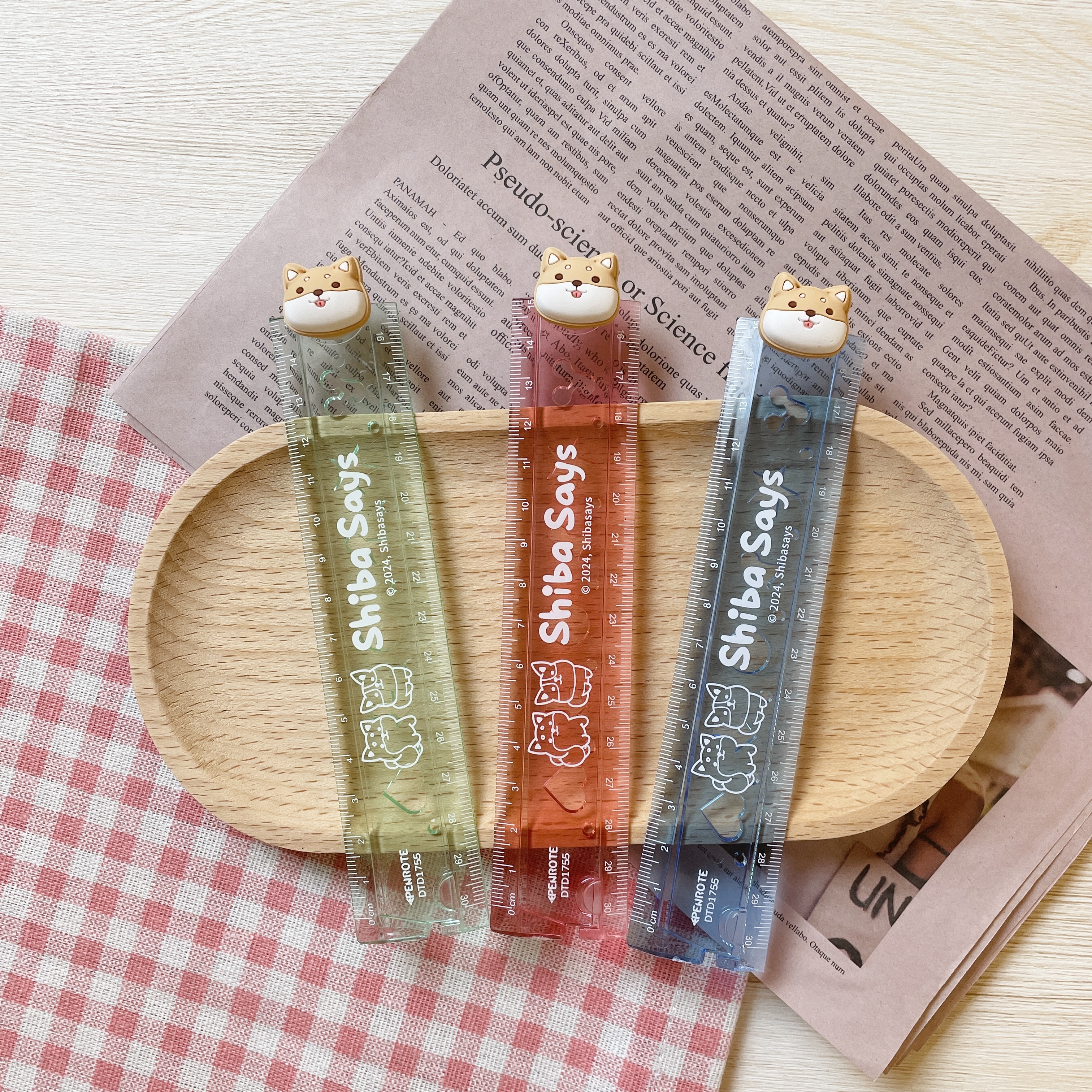 【PENROTE筆樂】柴語錄30公分折疊尺