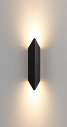 MODULAR 13760181 LED 11.6W CHIVAL 牆向上/向下 3000K 黑色拉絲陽極氧化