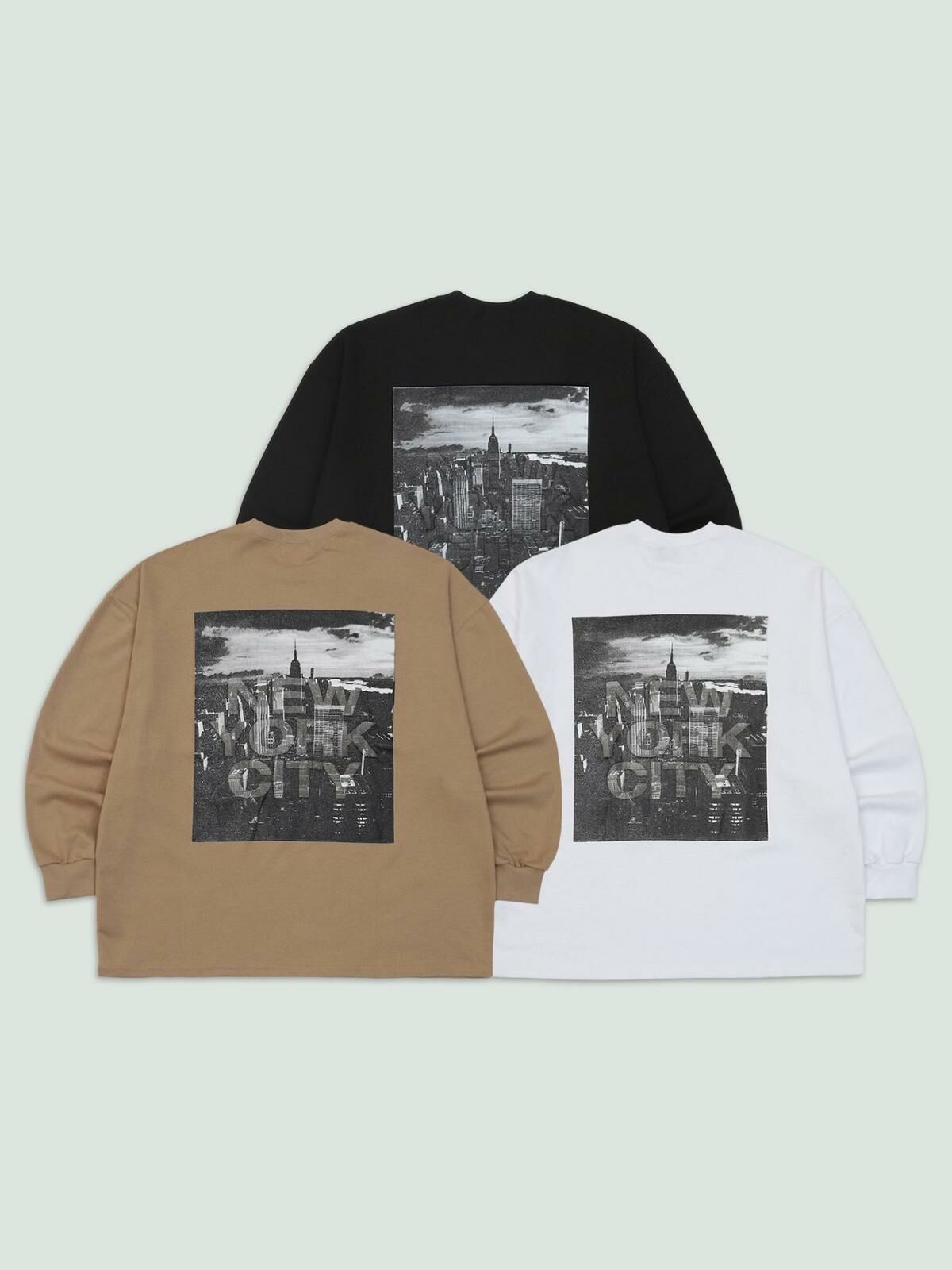 OverSize英文字圖案長袖衫  SVXL-033T