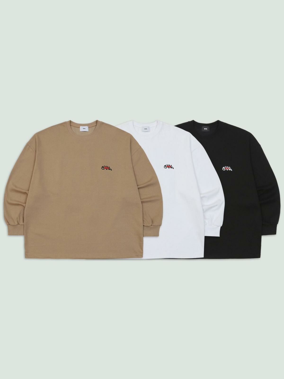 OverSize英文字圖案長袖衫  SVXL-033T