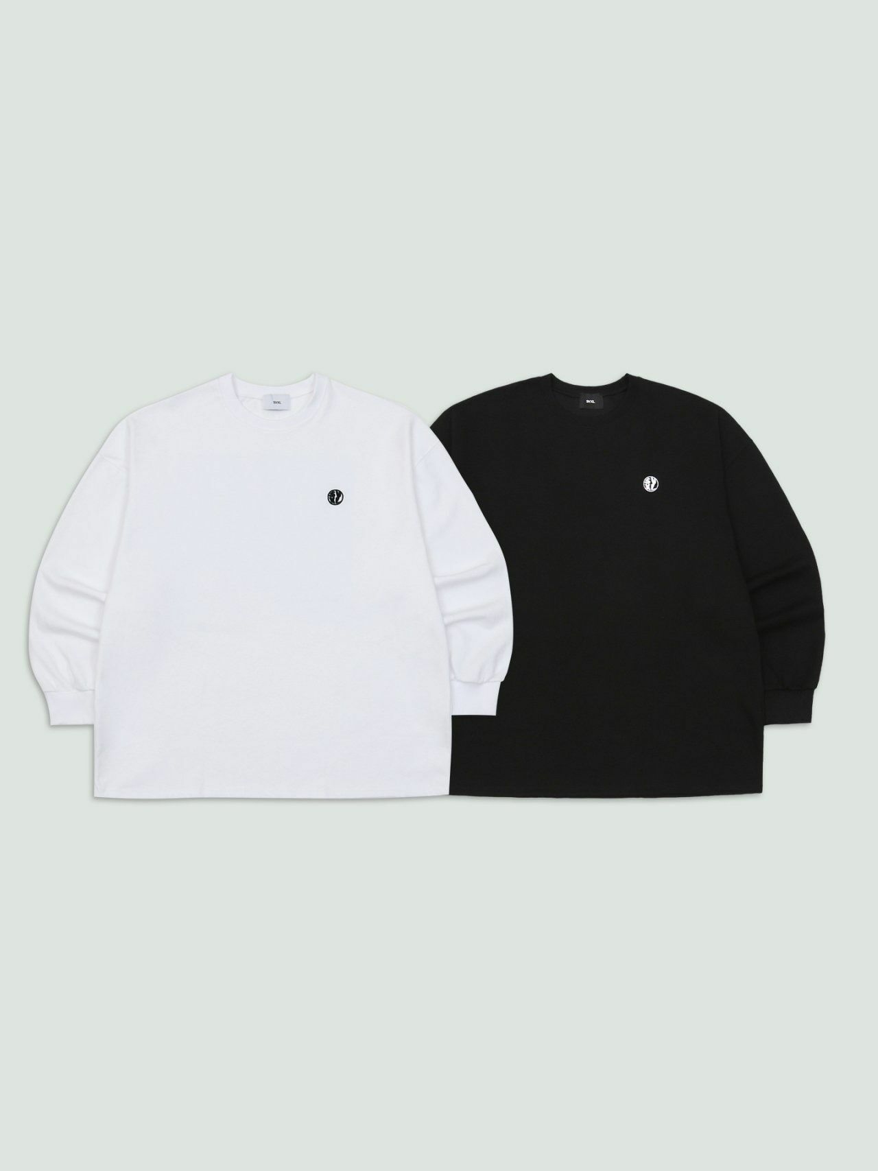 OverSize英文字圖案長袖衫 SVXL-034T