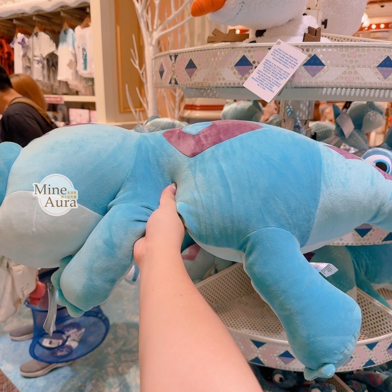 火精靈 蠑螈 布魯尼Bruni 趴趴 趴姿 睡顏 娃娃 玩偶 冰雪奇緣 Frozen -香港迪士尼樂園