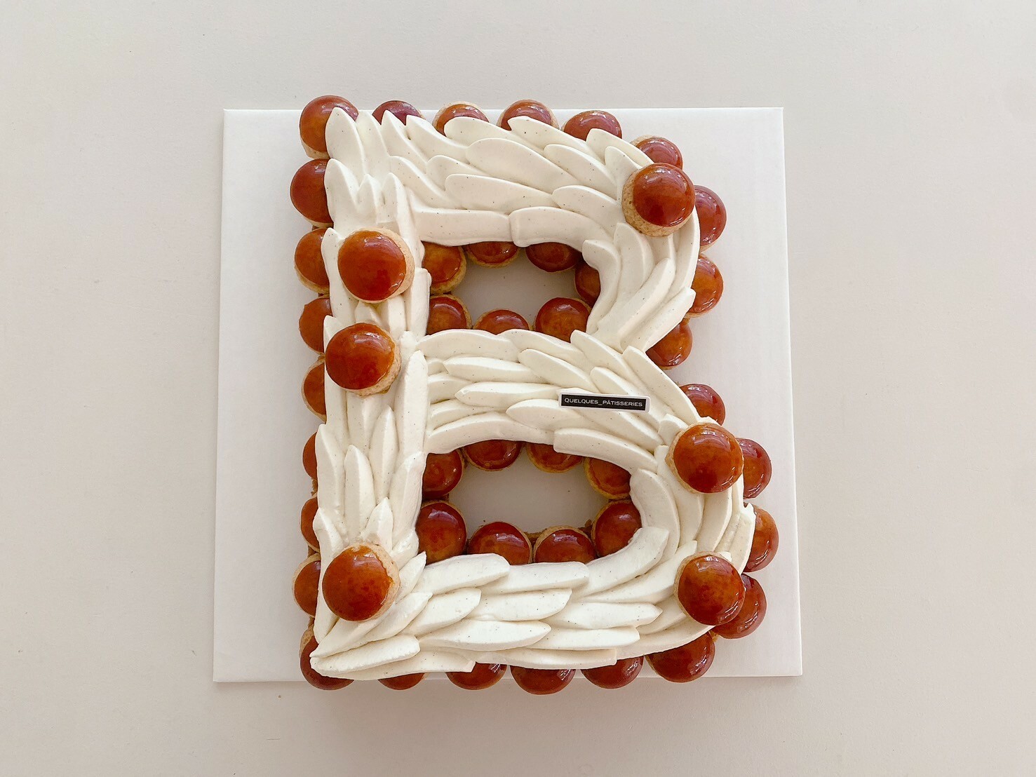 A-L 英文字母 大溪地香草聖多諾黑