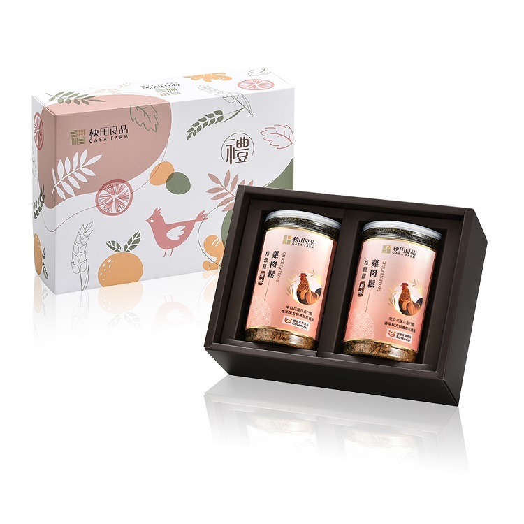 花蓮格雅雞 雞肉鬆-雙賓禮盒