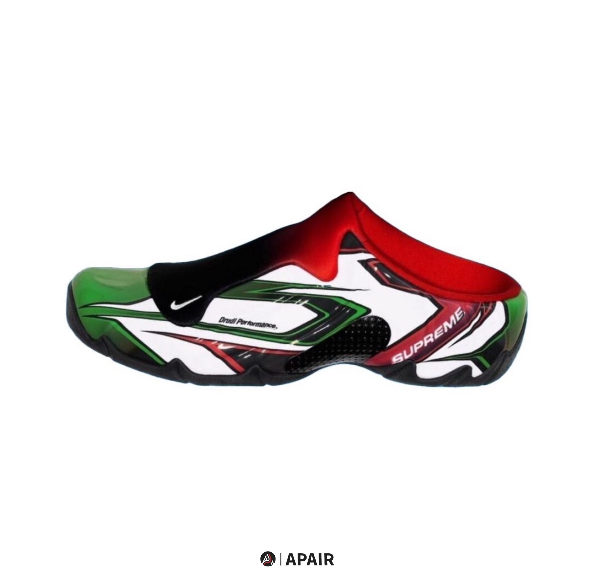 【APAIR】預購 Supreme x Nike Clogposite "White Gym Red Green" 白紅綠 FN0289-100