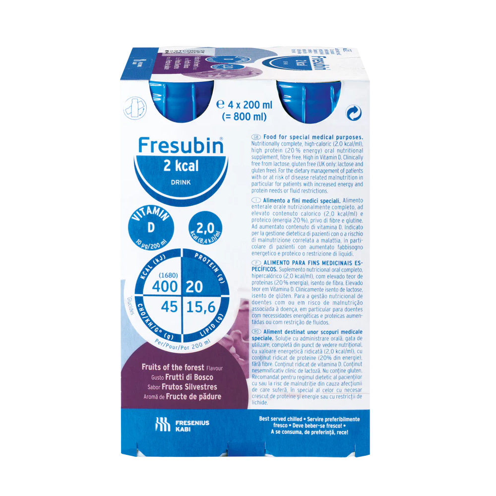 Fresenius Kabi 倍力康 2千卡高能量營養品 雜莓味 200毫升 4支裝