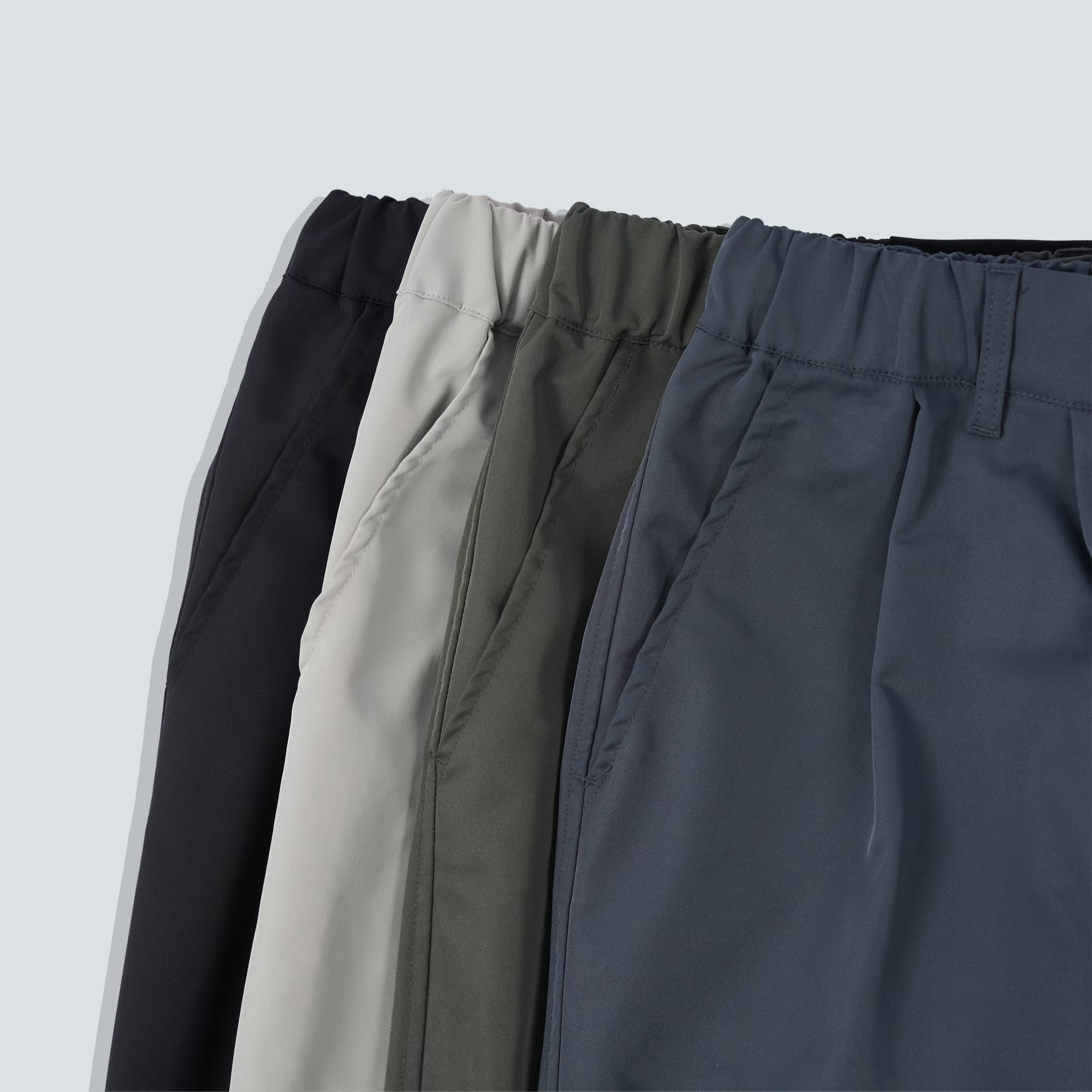 SBG 消光記憶斜紋寬鬆長褲 SB0519