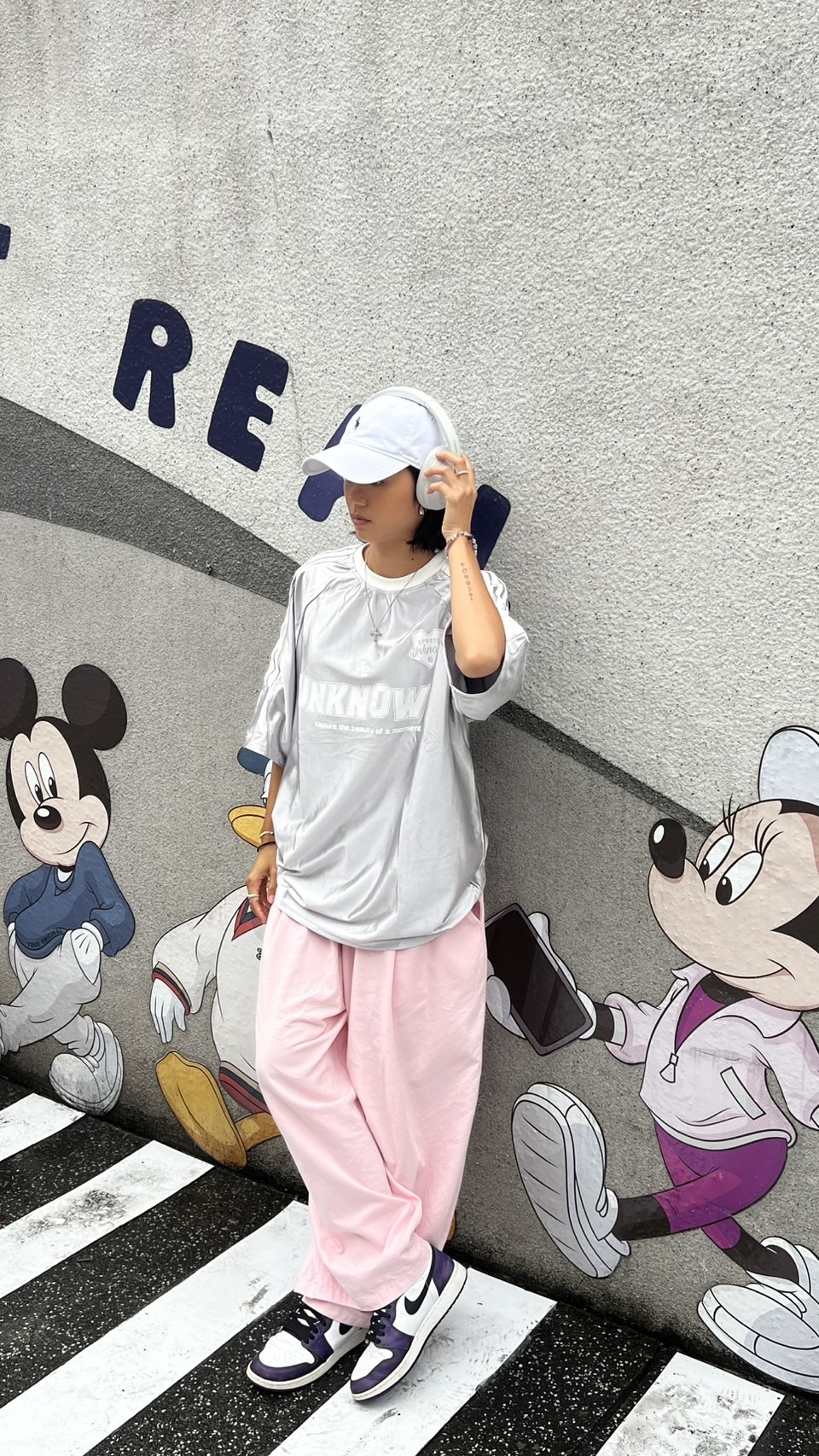 Unknown 美式復古亮光字母短袖球衣