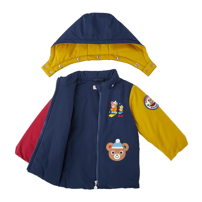 普奇熊雪地冒險鋪棉外套-多色