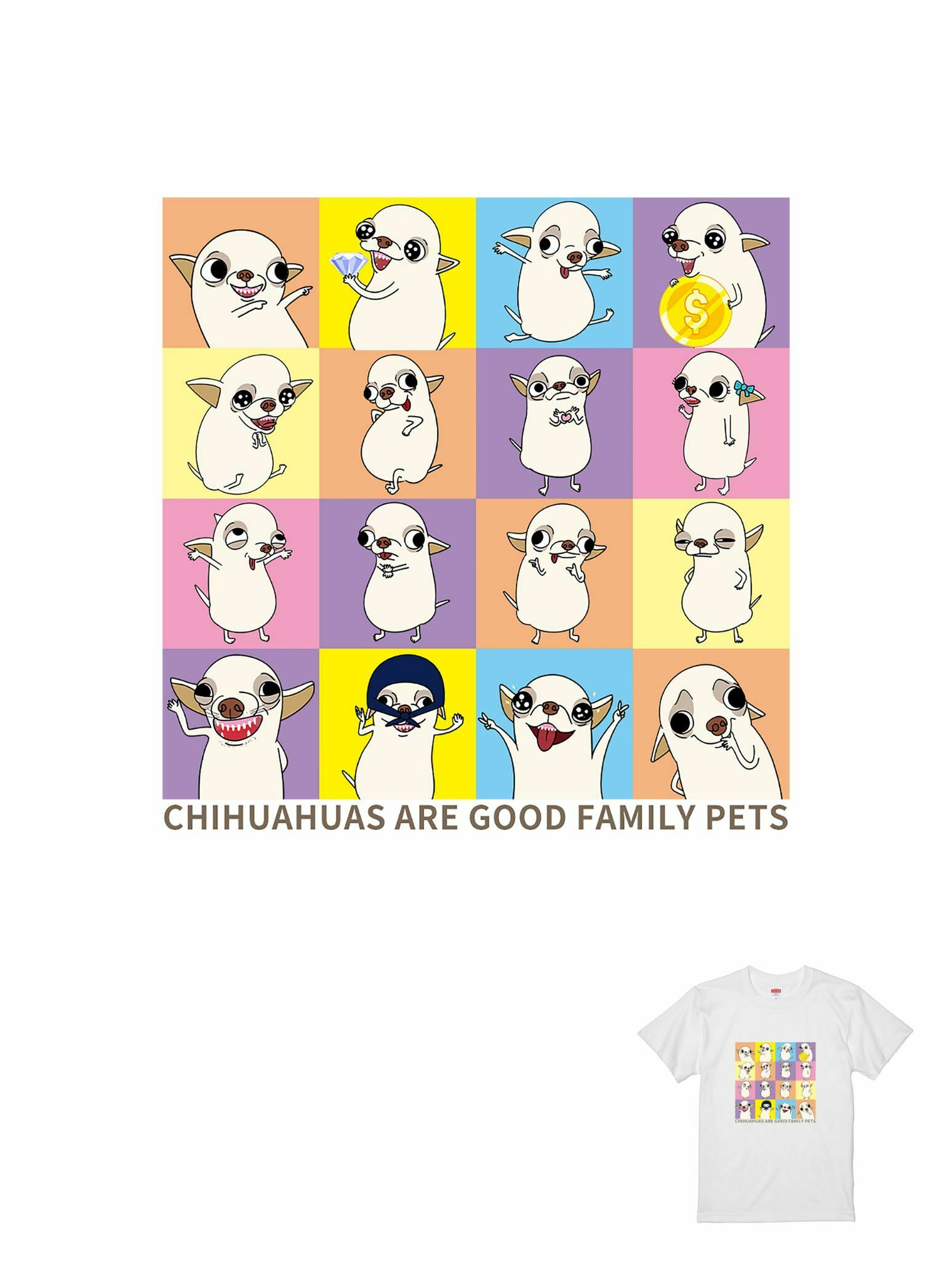 吉娃娃是很棒的寵物狗聯名T|103380005