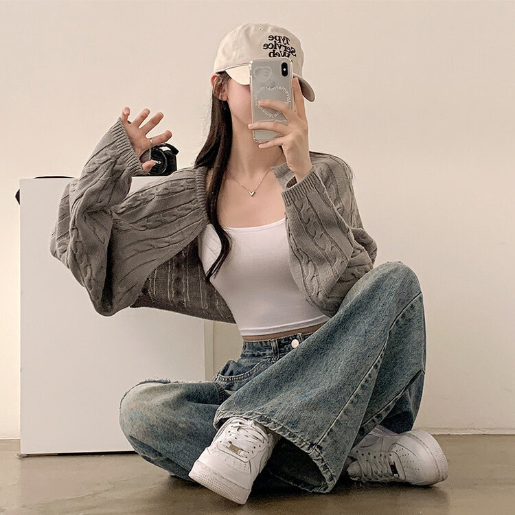 【優惠預訂】韓國麻花跌膊外套（5色）