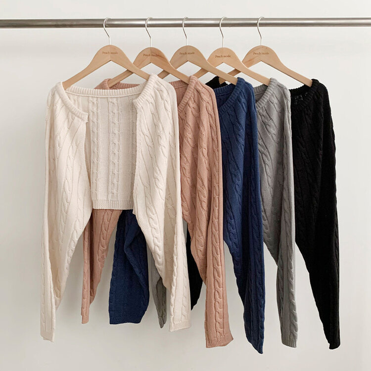 【優惠現貨】韓國麻花跌膊外套（5色）