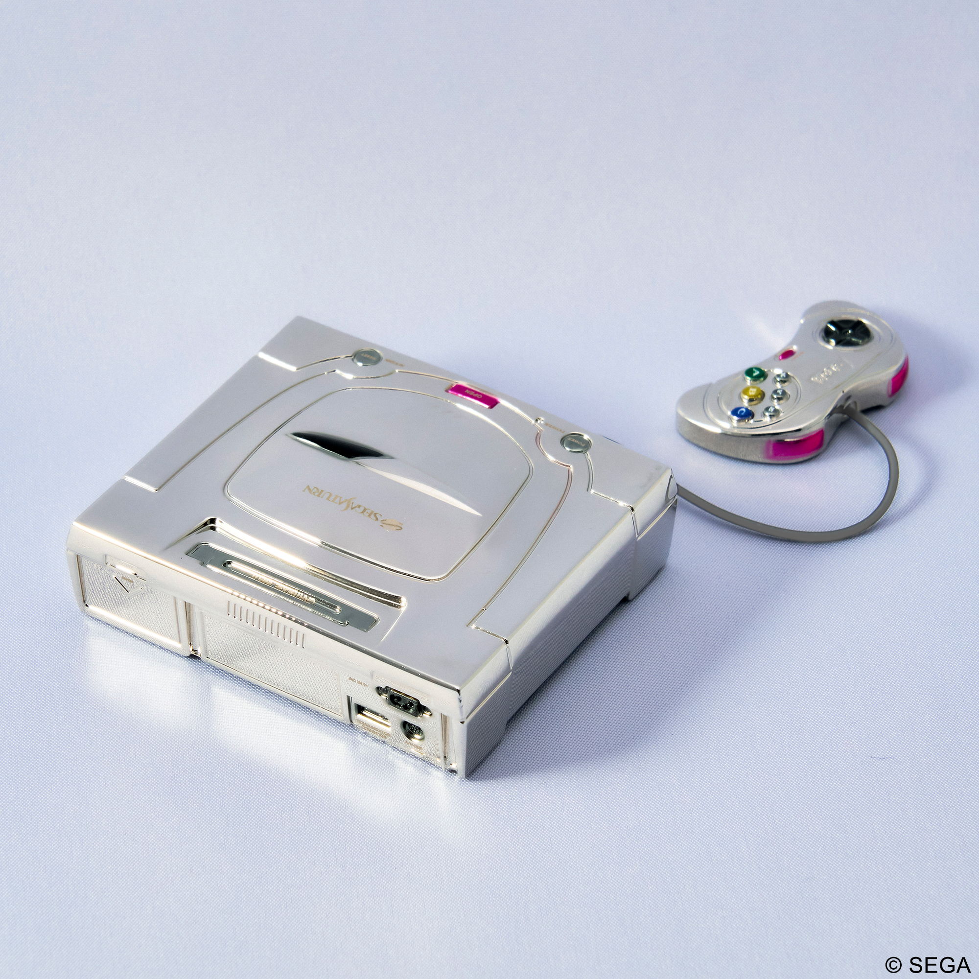 SEGA主機系列 閃亮藝術畫廊 SEGA SATURN 白色