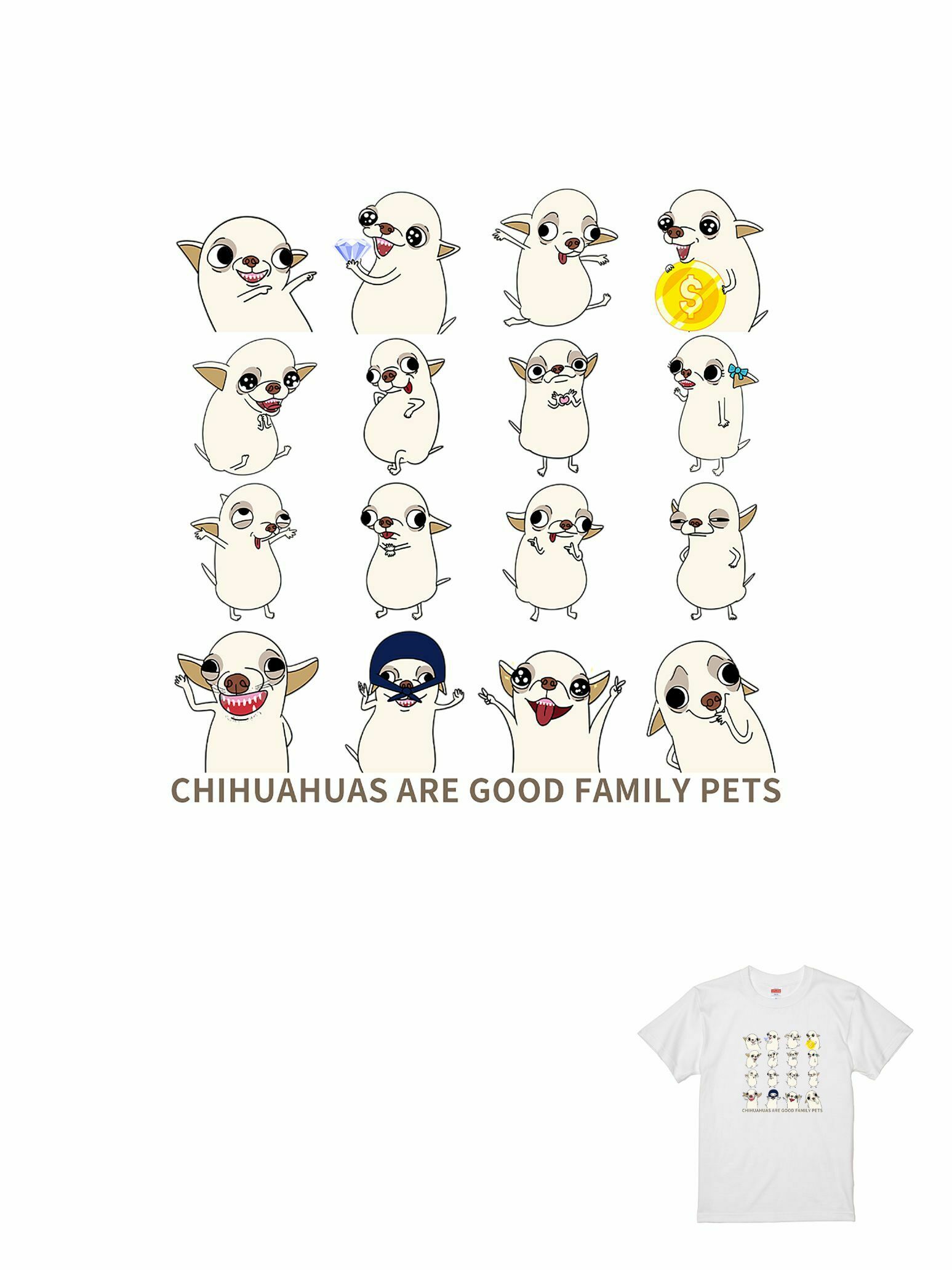 吉娃娃是很棒的寵物狗聯名T|103380008