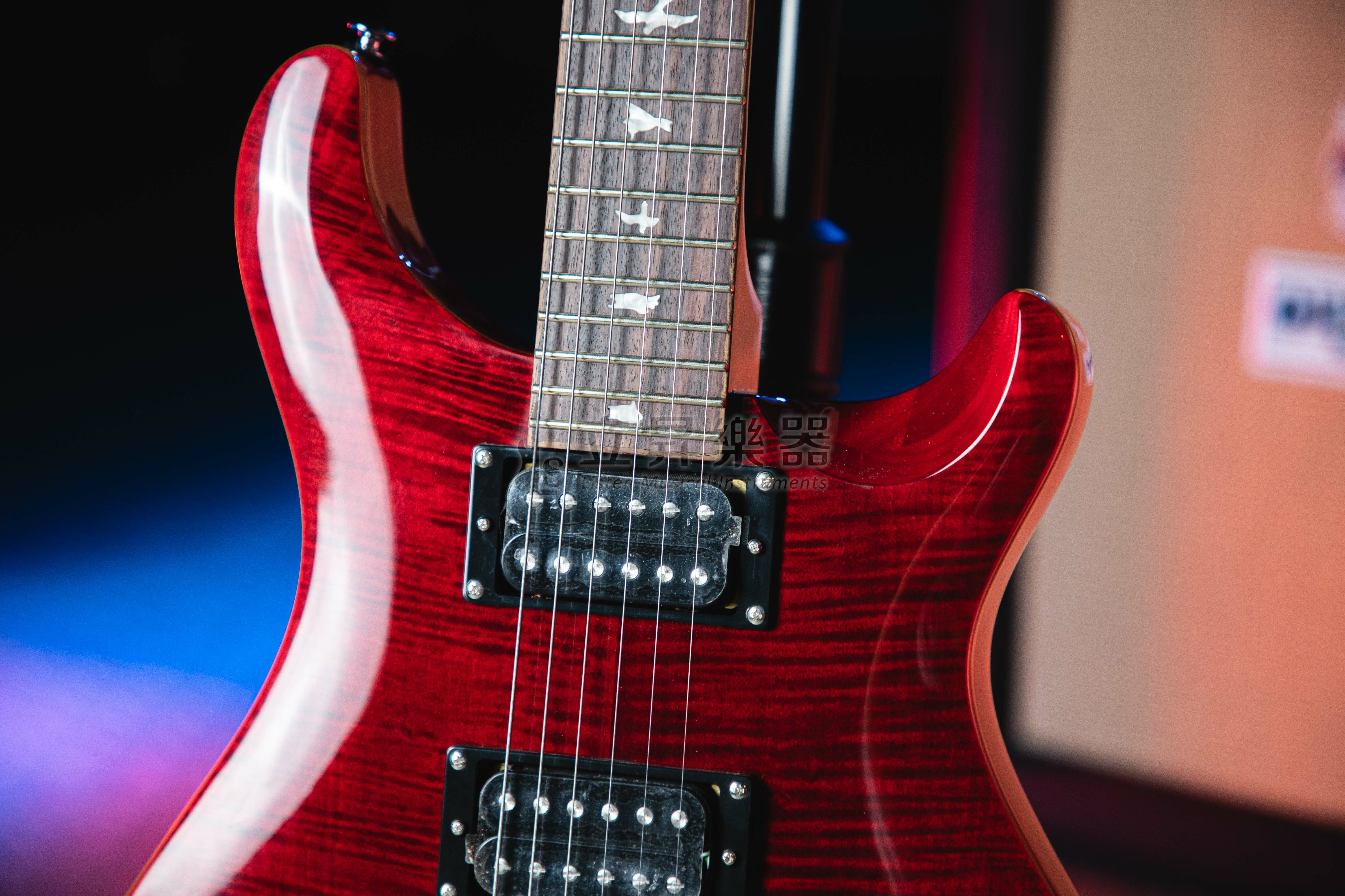 【2024限量】PRS SE CUSTOM 24 Ruby Ltd edition 電吉他 虎紋楓木 寶石紅 印尼廠 附原廠琴袋 CU44RU 第 3 張圖片｜三峽弦樂器