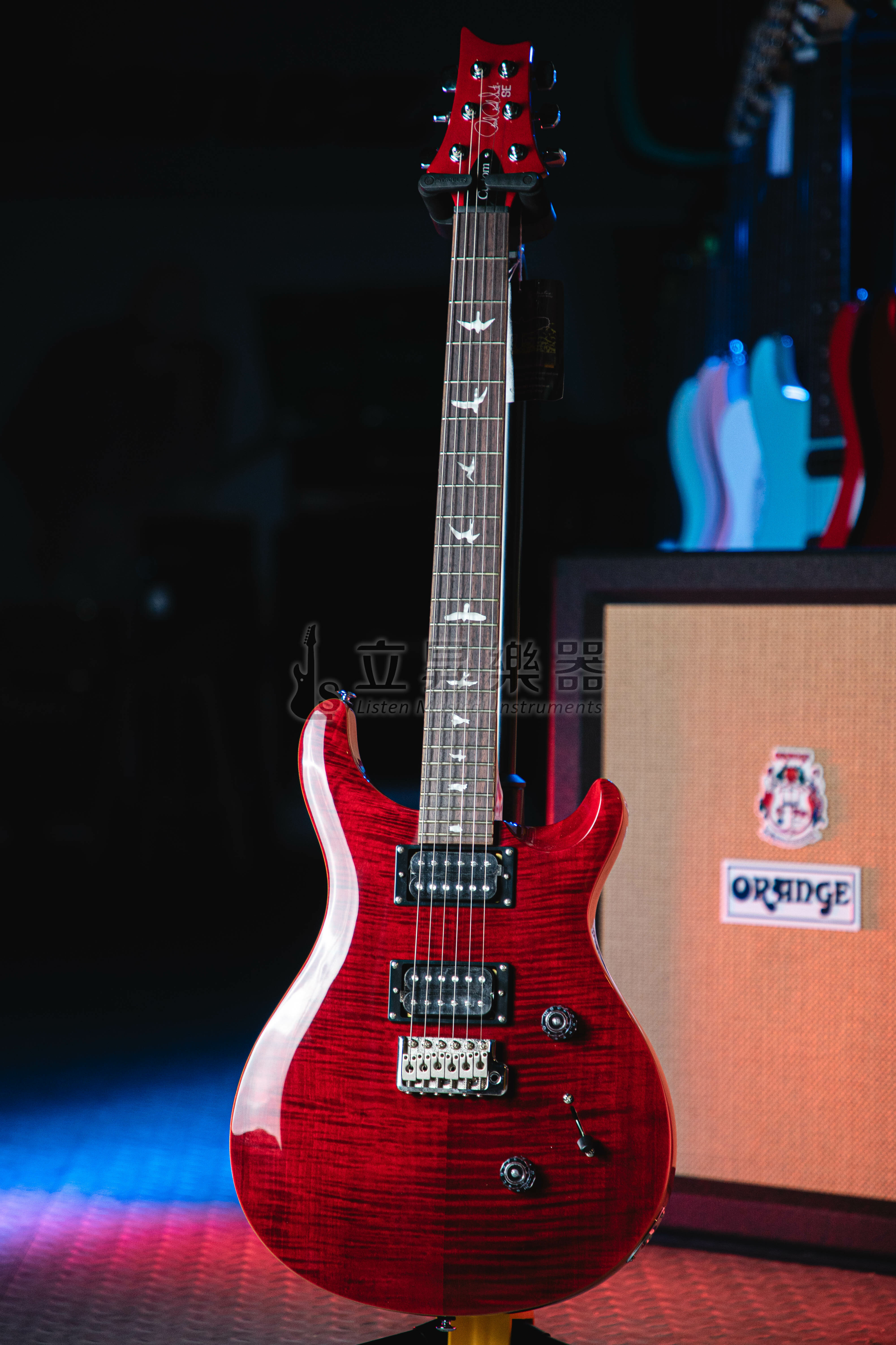 【2024限量】PRS SE CUSTOM 24 Ruby Ltd edition 電吉他 虎紋楓木 寶石紅 印尼廠 附原廠琴袋 CU44RU