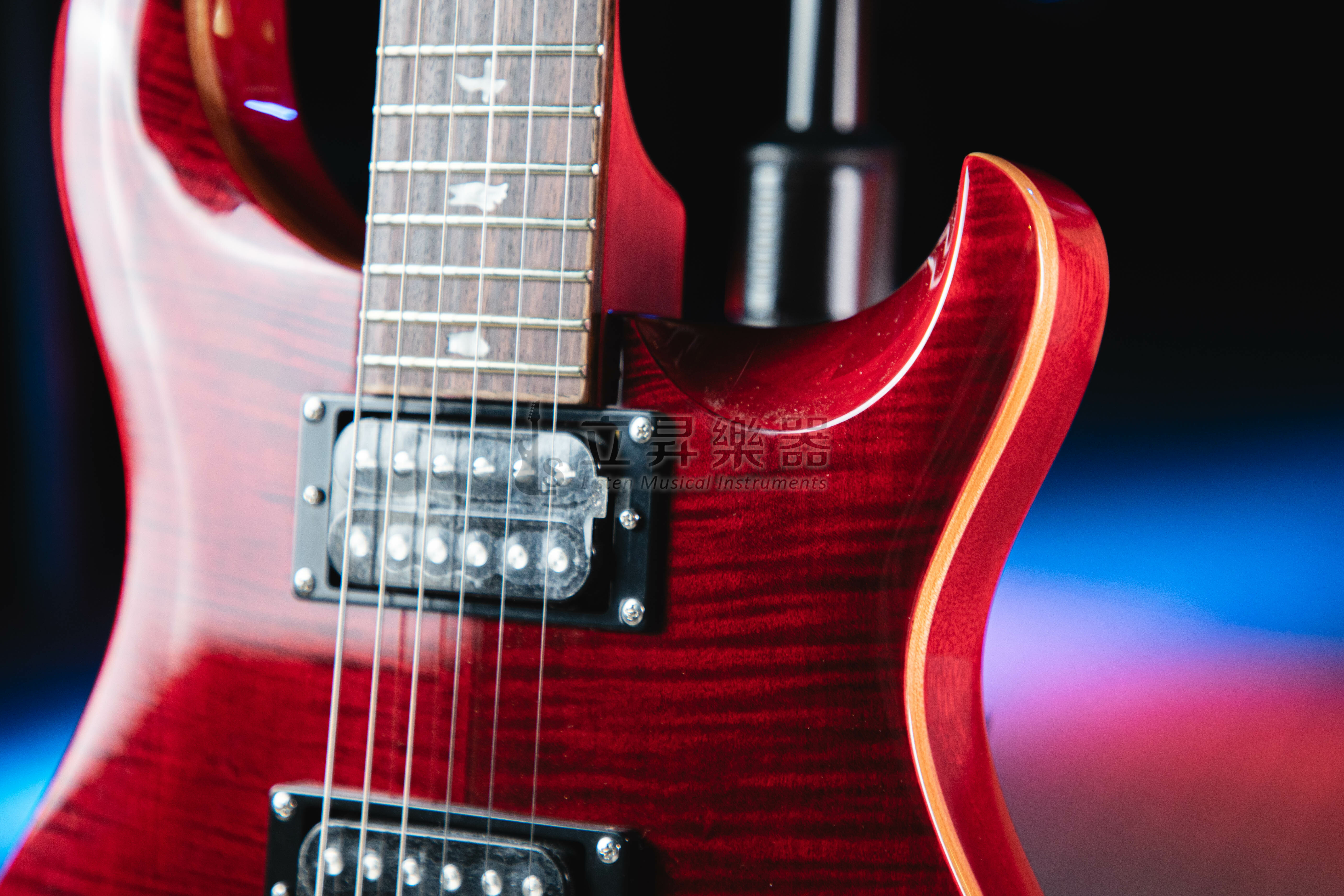 【2024限量】PRS SE CUSTOM 24 Ruby Ltd edition 電吉他 虎紋楓木 寶石紅 印尼廠 附原廠琴袋 CU44RU 第 5 張圖片｜三峽弦樂器