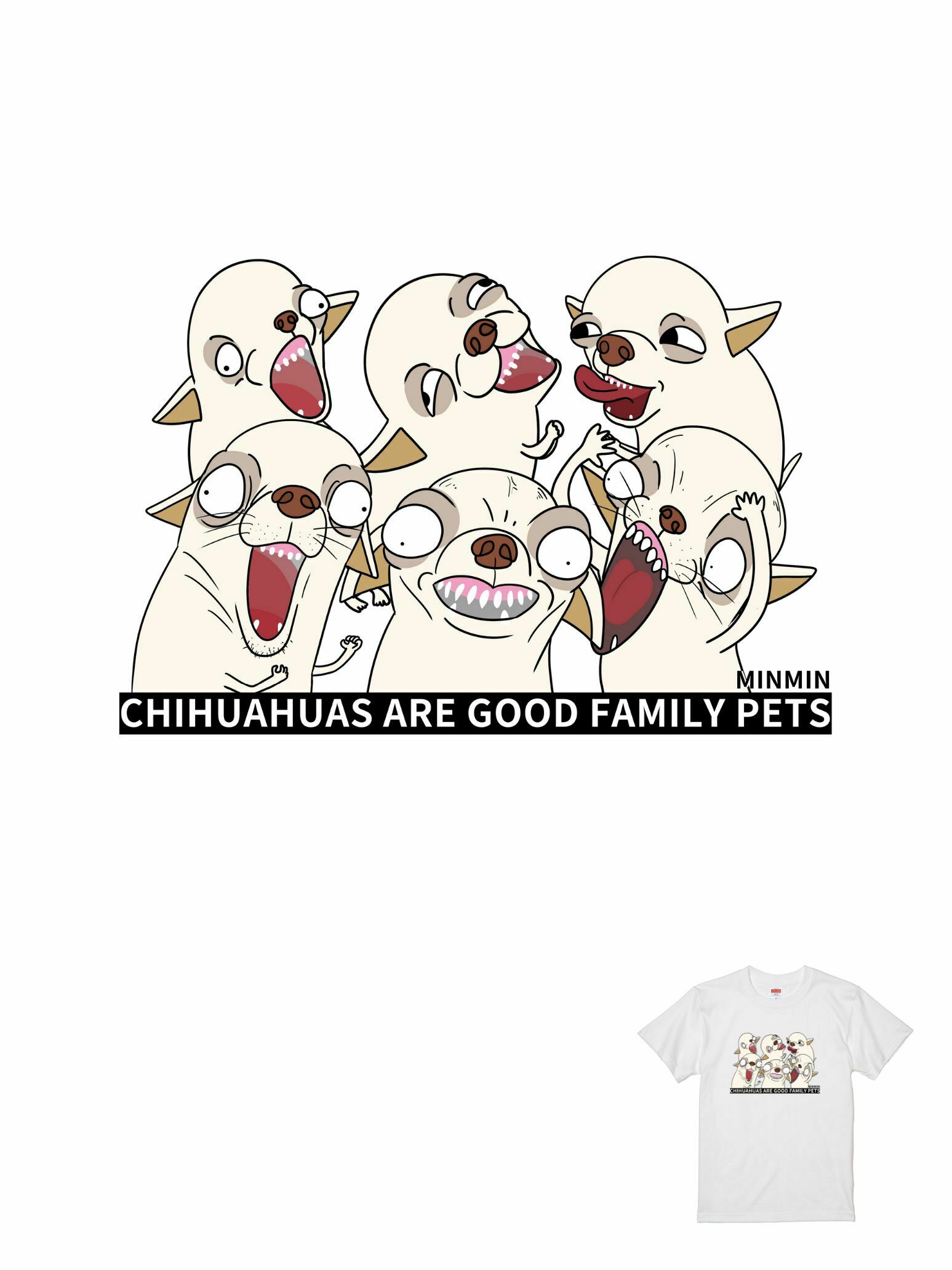 吉娃娃是很棒的寵物狗聯名T|103380010