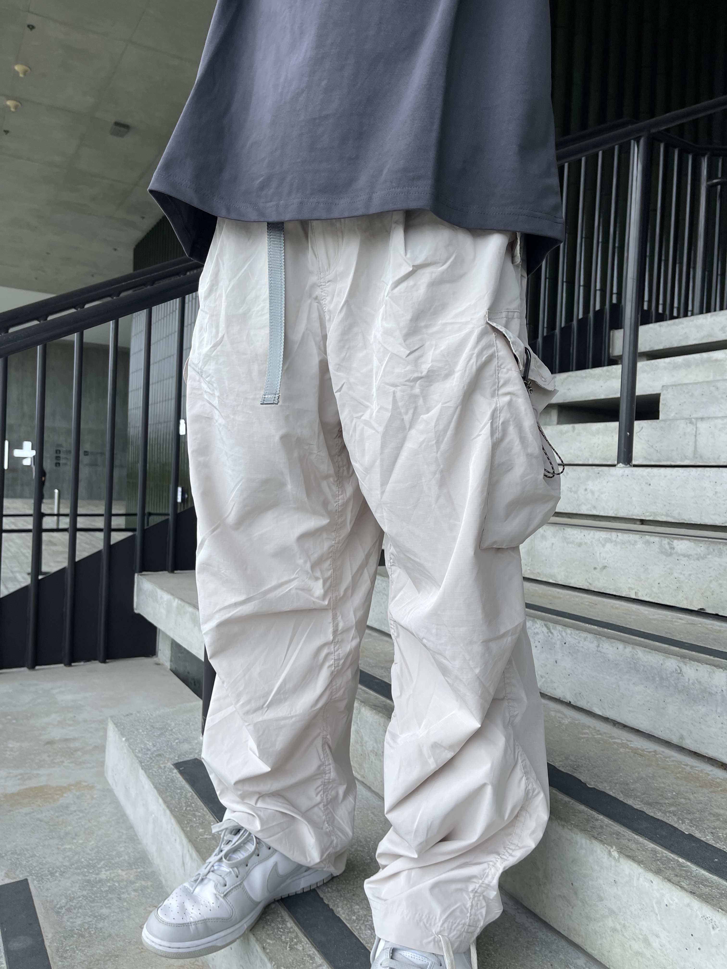 LPT0075 灰紋帶機能褲