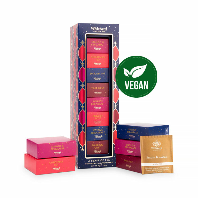 Whittard A Feast of Tea Giftbox 40 Teabags