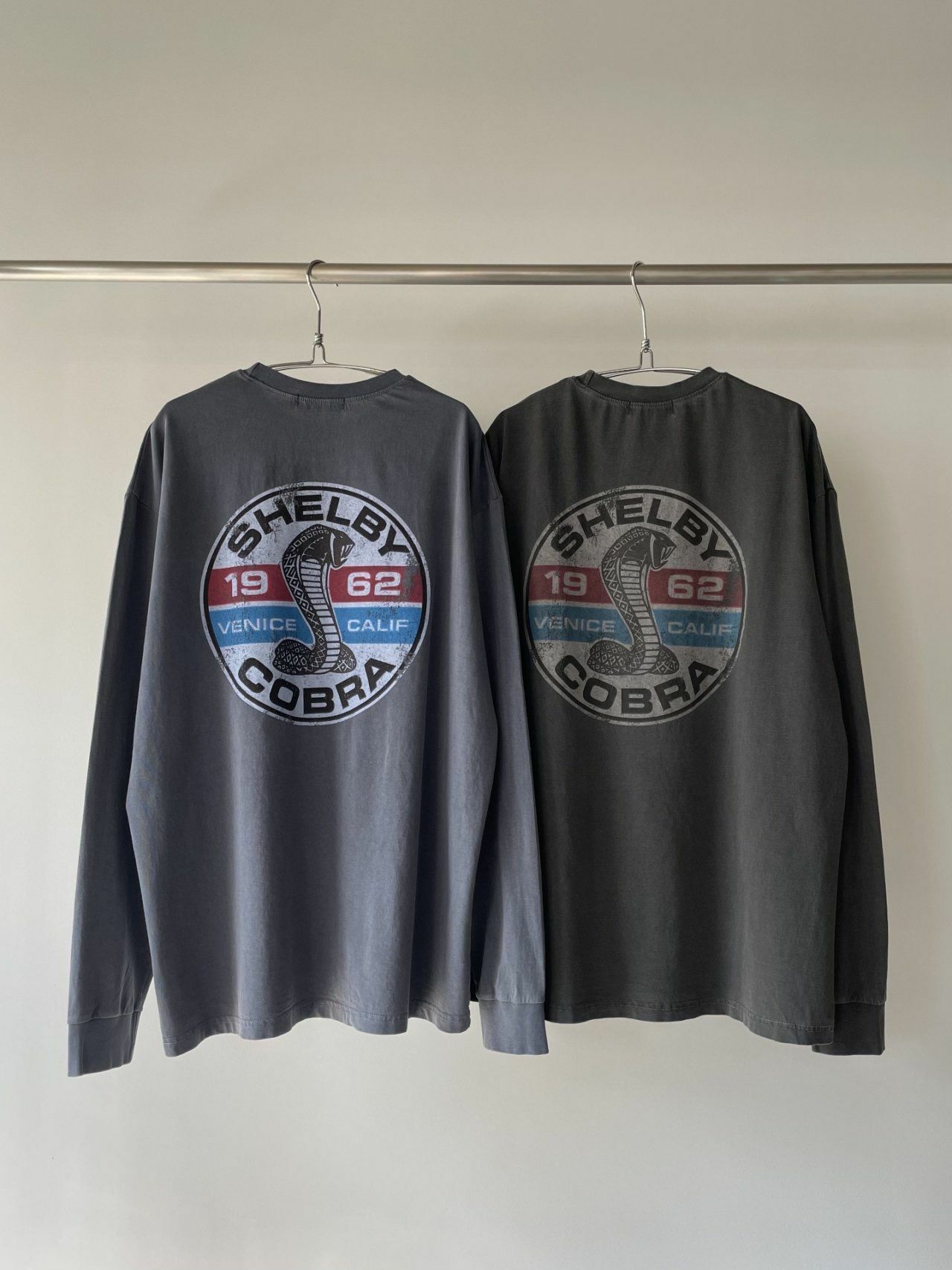 洗水英文字圖案長袖衫 SCOPE-064T