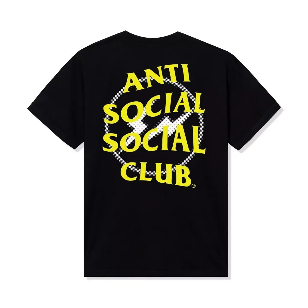 Anti Social Social Club ASSC x Fragment Design Half Tone 閃電 聯名 藤原浩 Logo 短T 現貨