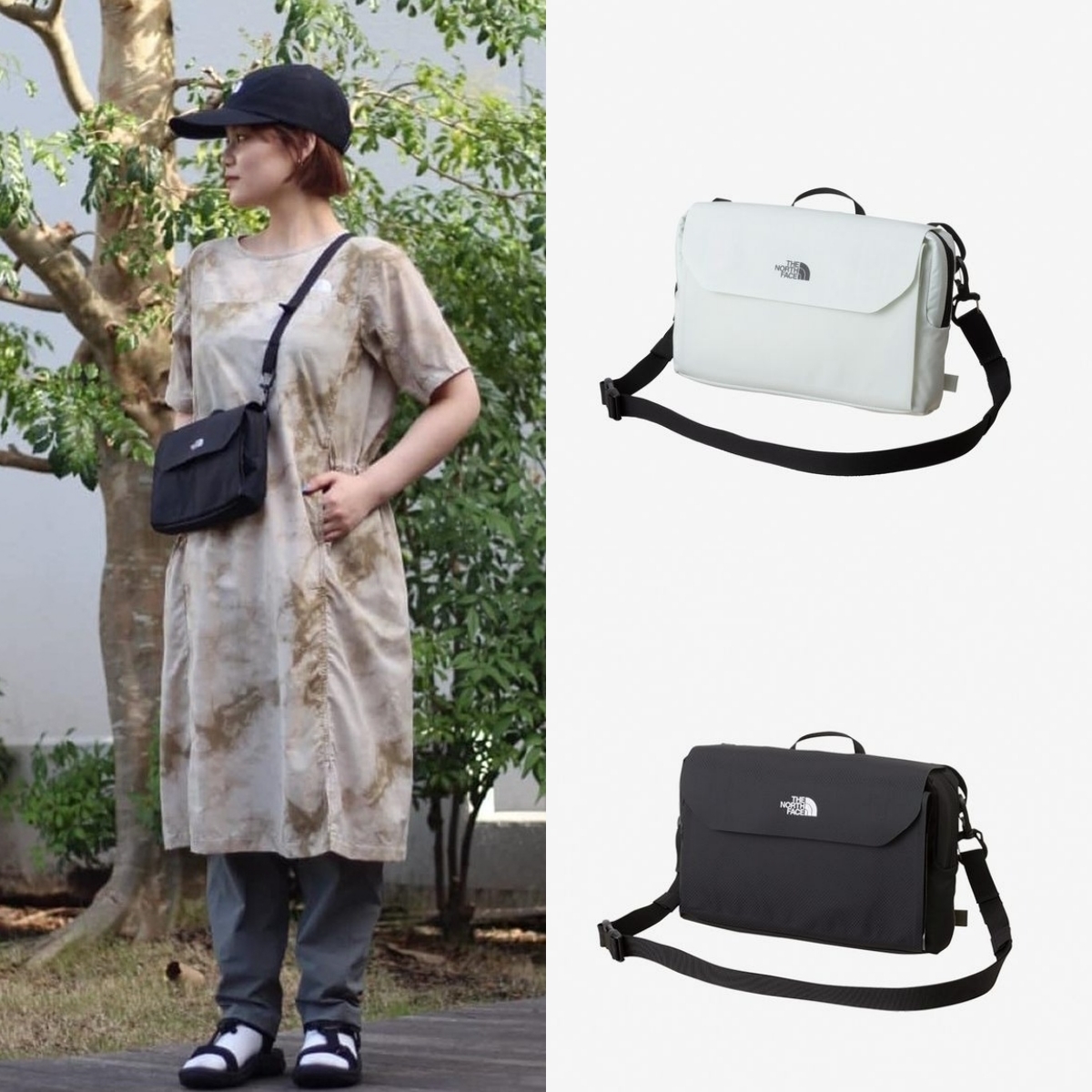 預購┃日本 THE NORTH FACE Front ACC Pocket  防潑水 方包 手提 側背包