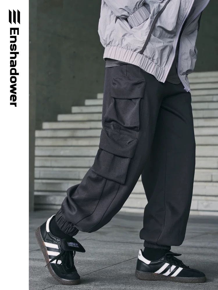ENshadower隱蔽者 立體多口袋工裝束腳褲