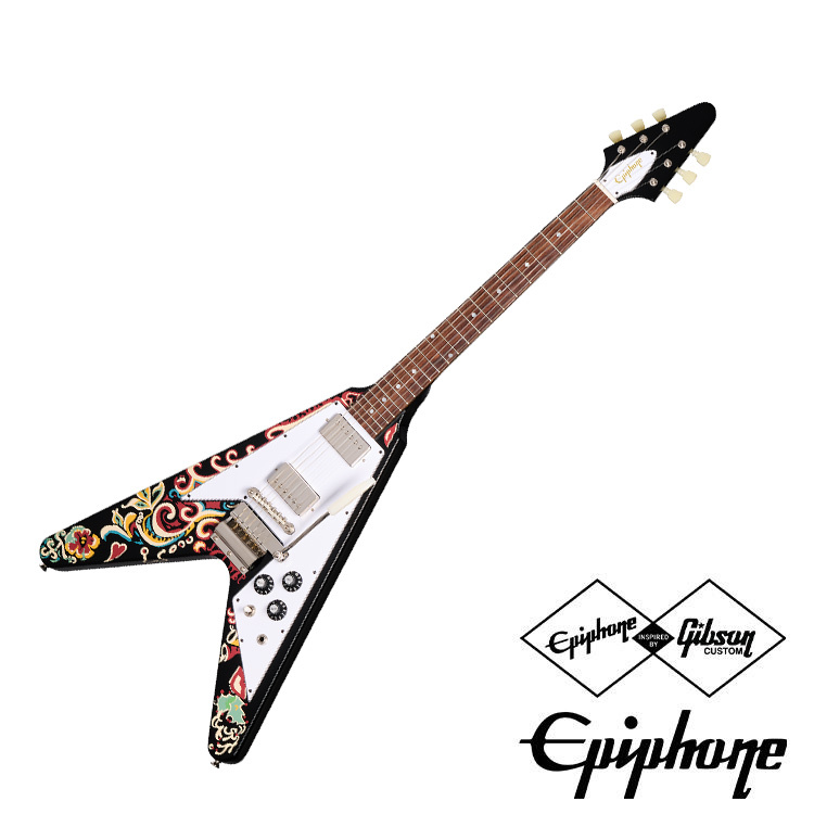 簽名款 Epiphone Jimi Hendrix™ "Love Drops" Flying V 電吉他