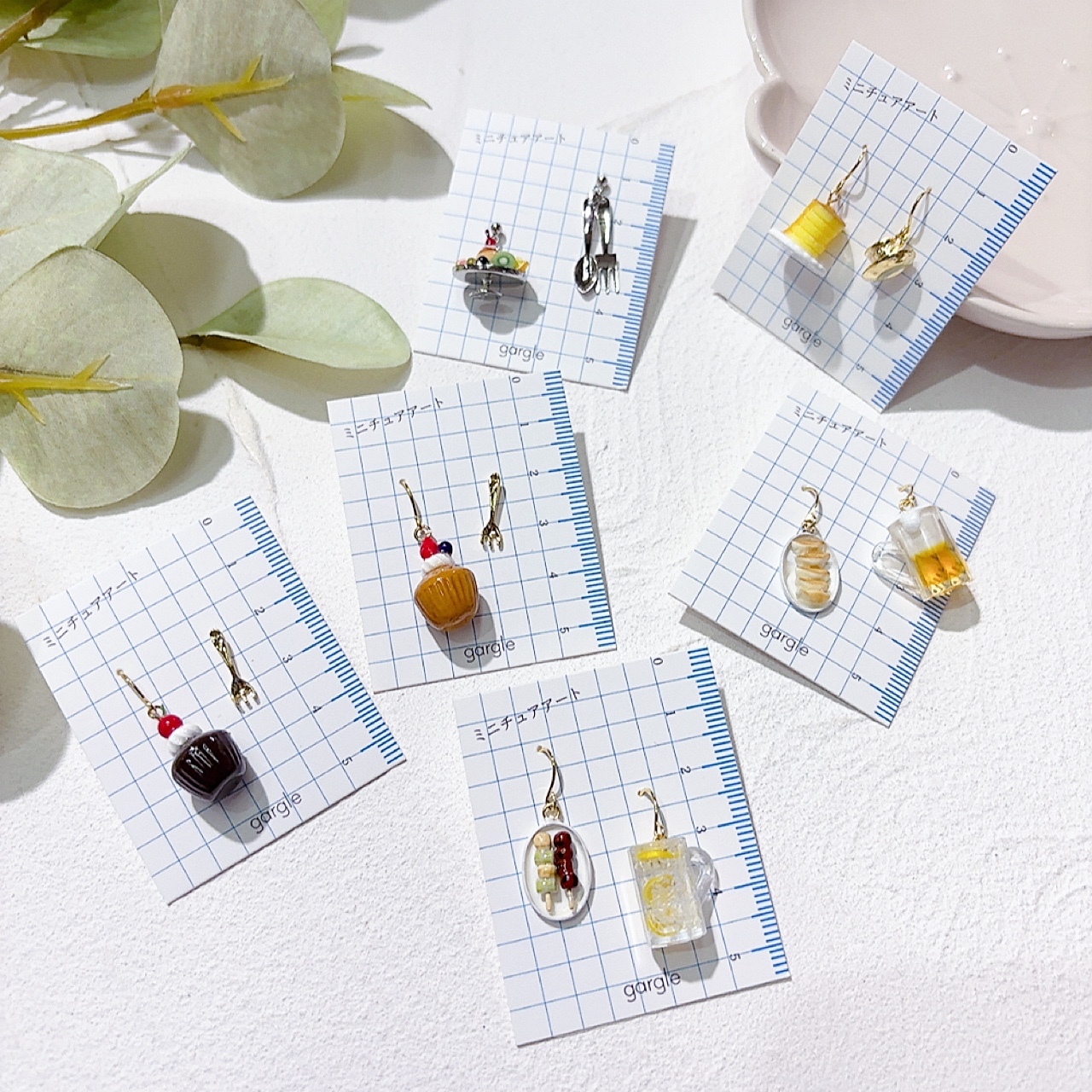 日本食美食耳環