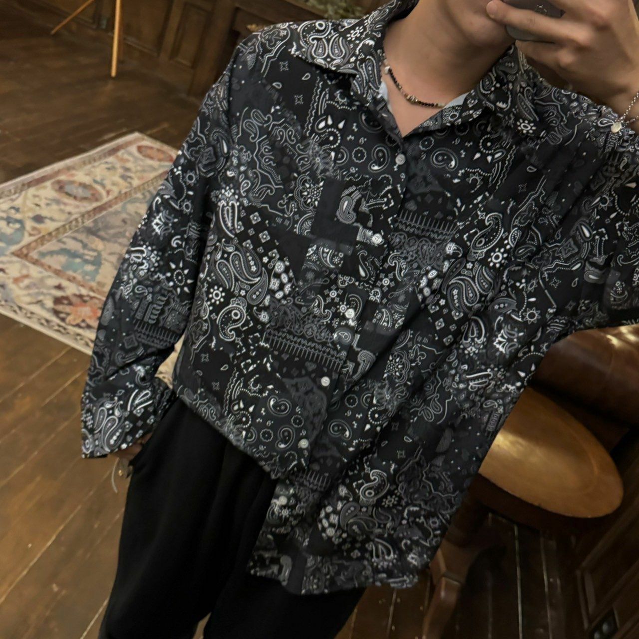 腰果花長袖恤衫 BY ATTENTION-259S