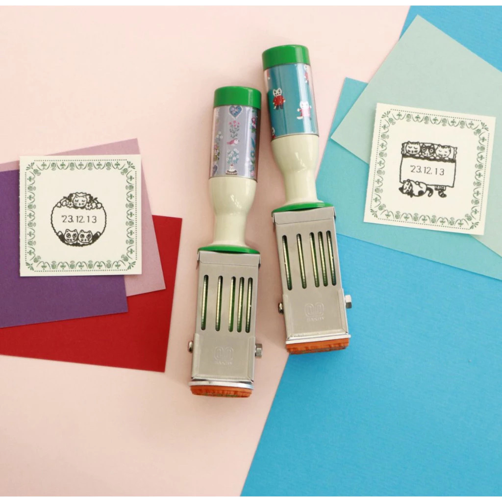 北岸由美_貓咪 日付章 日期印章  ｜日本 Sanby