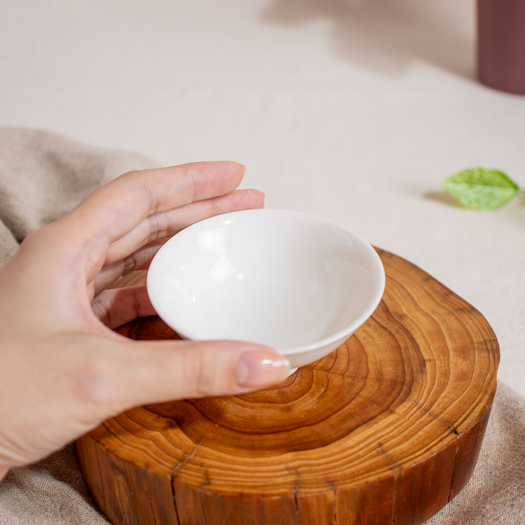 白瓷響杯（三色）