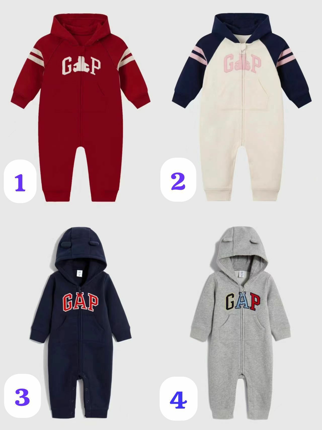 Gap加绒爬服（搖粒絨內裡）