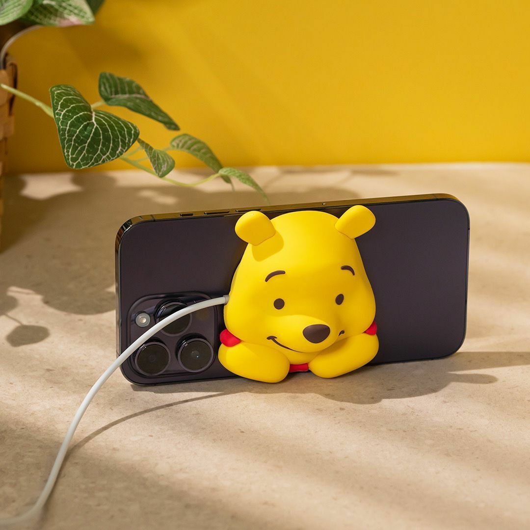 InfoThink 小熊維尼系列磁吸充電盤(開心)  屹耳系列磁吸充電盤 小熊維尼 WINNIE THE POOH 電話配件 叉電器 快充 I PHONE16