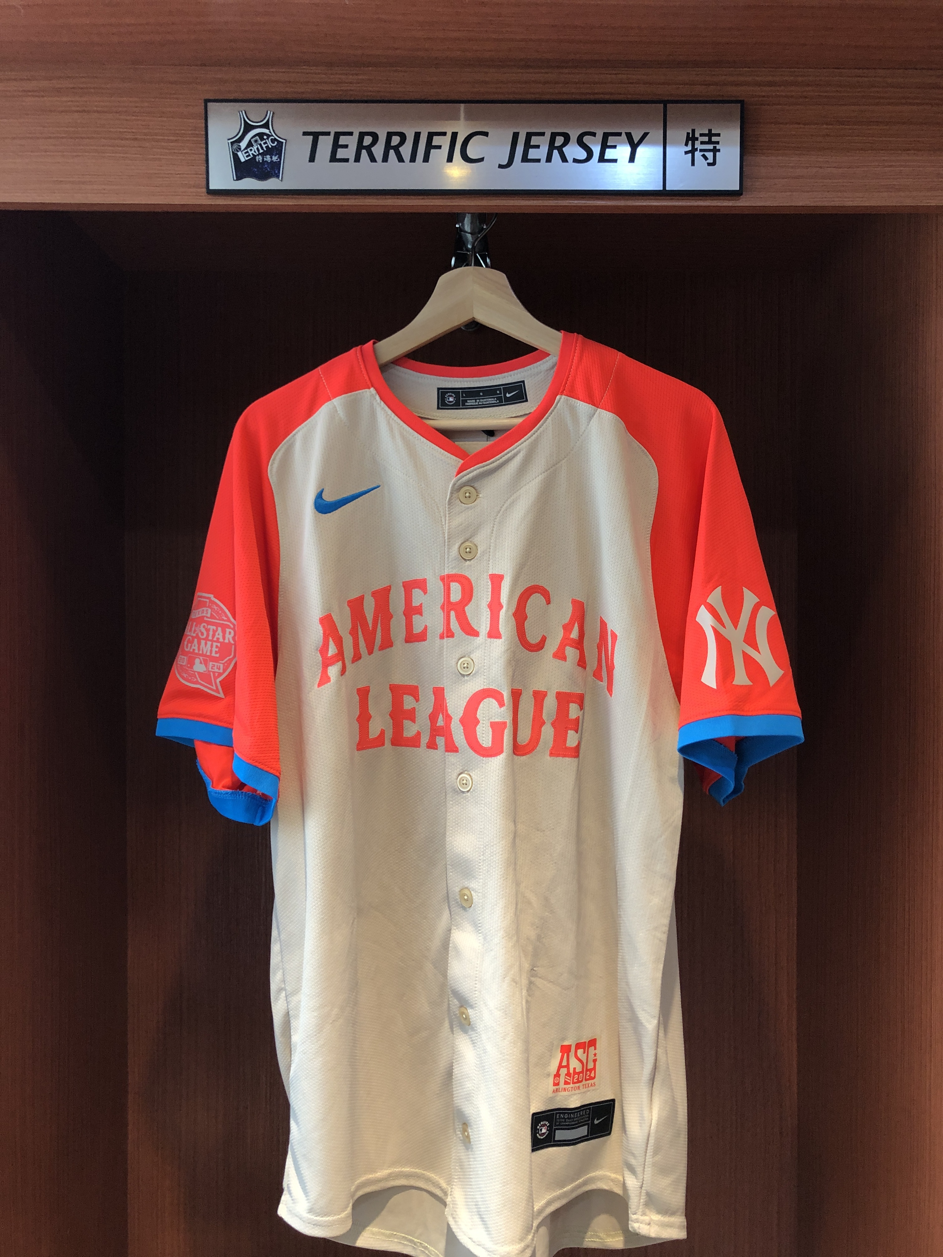 MLB球衣 Aaron Judge 24 明星賽黃紅 Nike Limited Player Name Jersey 球迷版 熱轉印 全新
