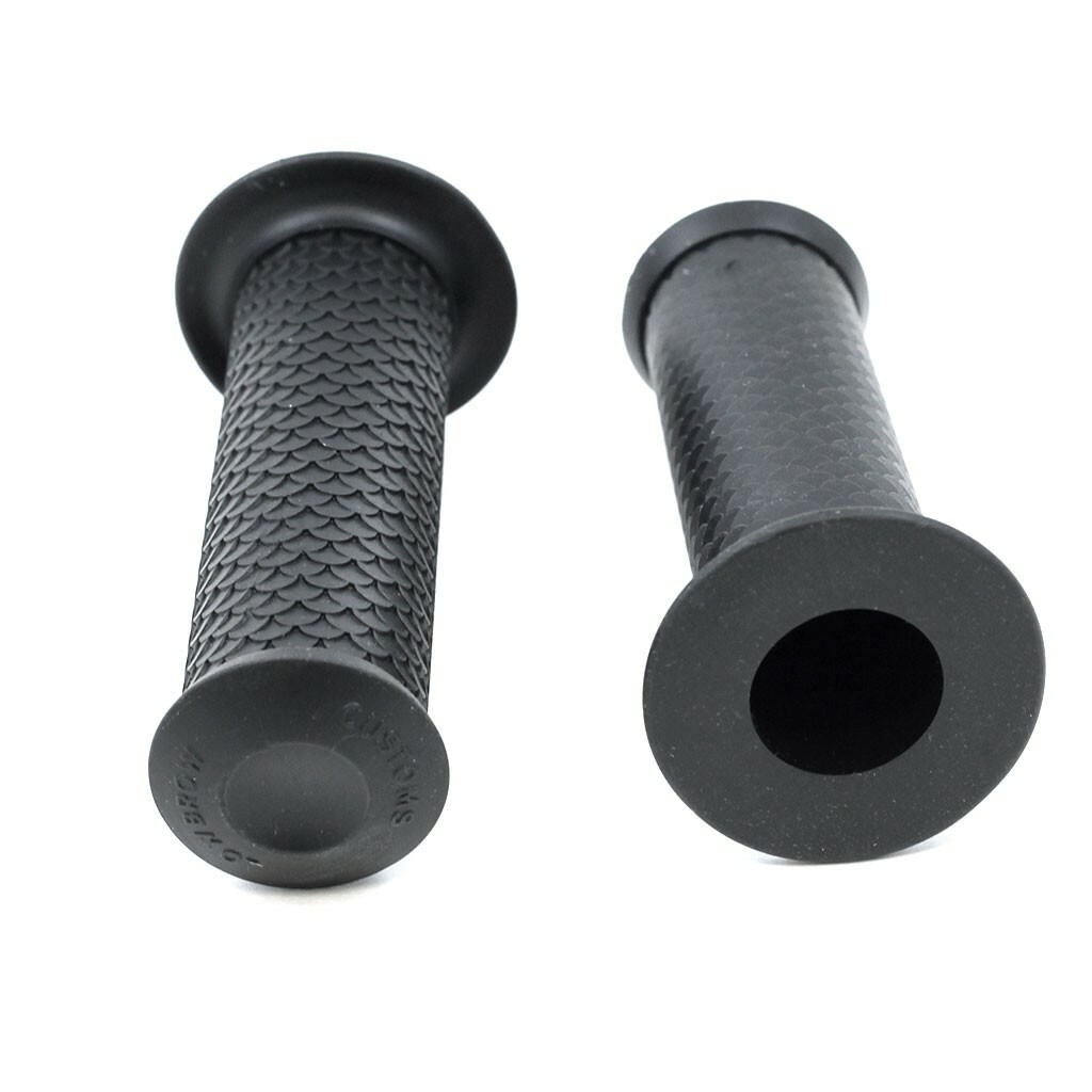 Lowbrow 橡膠 握把套 蛇鱗 - 黑