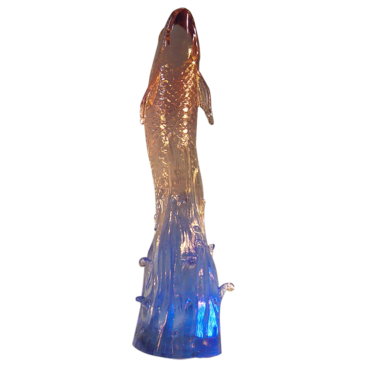 鹿港窯禮品館│居家開運琉璃擺飾 力爭上游:象徵成功與繁榮