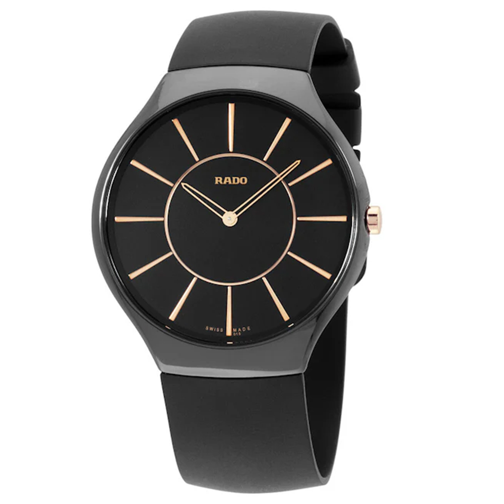 (預購)【RADO 雷達】R27741159 經典 素雅 防水30米 瑞士 親膚矽膠 石英錶 手錶