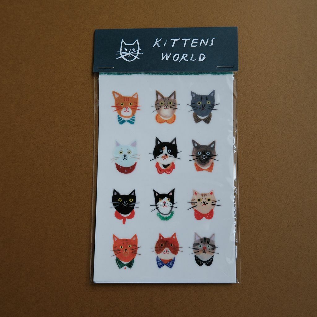 12隻貓咪 防水轉印貼紙｜湯舒皮 Soupy Tang