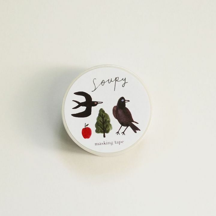 FLYING 飛行 和紙膠帶 ｜湯舒皮 Soupy Tang